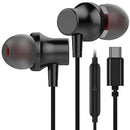 Slusalki - Kin K-808 - Type-C - Black