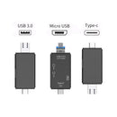 6 in 1 OTG Card Reader / Citac za Memoriski Karticki / Adapter za Prenos na Podatoci