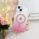 Maska za Telefon - iPhone 13 / 14 - MagSafe Compatible - Rainbow Pink