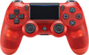 Wireless Kontroler Joystick - Double Shock Playstation 4 - Clear Red